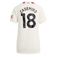 Fotballdrakt Dame Manchester United Casemiro #18 Tredjedrakt 2023-24 Kortermet